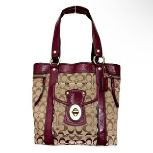 Coach Vintage Legacy 65th Anniversary F12889 Signature Logo & Patent Leather